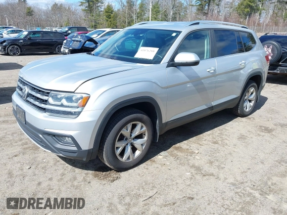 2018 Volkswagen Atlas SE with VIN 1V2LR2CA7JC524893, listed as a IAAI auction lot 41876288 with 153,758 mi miles and . Bid and sale history available at DreamBid. Image 18.