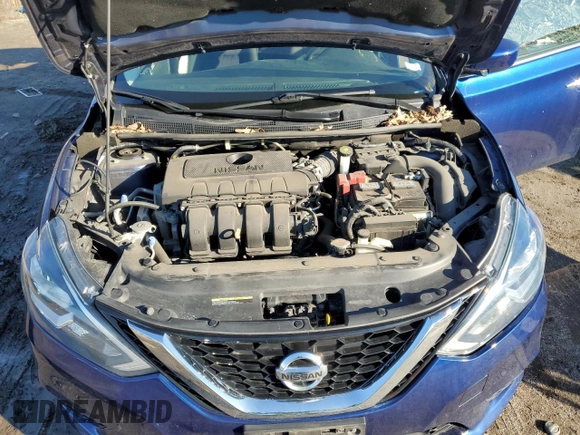 2019 Nissan Sentra SV with VIN 3N1AB7AP5KY389541, listed as a Copart auction lot 45292595 with 44,587 mi miles and Salvage Title. Bid and sale history available at DreamBid. Image 12.