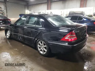 2005 Mercedes-Benz C 240 with VIN WDBRF81J85F591192, listed as a Copart auction lot 47052025 with 143,191 mi miles and Salvage Title. Bid and sale history available at DreamBid. Image 2.