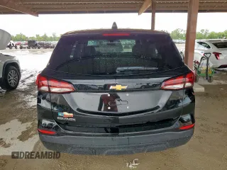 2024 Chevrolet Equinox LS with VIN 3GNAXHEG0RL366097, listed as a Copart auction lot 61048045 with 22,968 mi miles and Salvage title. Bid and sale history available at DreamBid. Image 6.