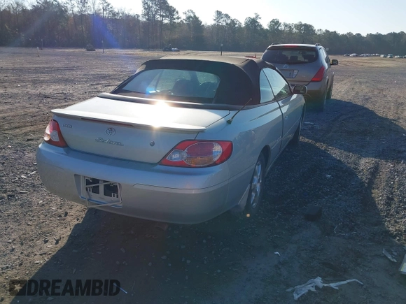 2003 Toyota Solara SE with VIN 2T1FF28P73C885622, listed as a IAAI auction lot 41458890 with 285,520 mi miles. Bid and sale history available at carsss.com. Image 4.