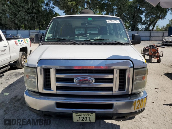 2012 Ford Econoline Passenger XL with VIN 1FBSS3BL1CDA35627, listed as a Copart auction lot 57001114 with Not Provided miles and Salvage Title. Bid and sale history available at DreamBid. Image 5.
