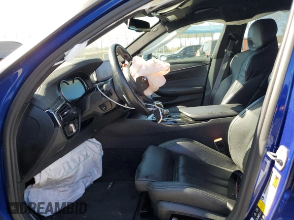 2019 BMW M5 Competition with VIN WBSJF0C52KB446631, listed as a Copart auction lot 43966313 with 44,920 mi miles. Bid and sale history available at carsss.com. Image 7.