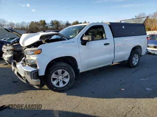 2020 Chevrolet Silverado 1500 Work Truck with VIN 3GCNWAEFXLG256590, listed as a Copart auction lot 87655275 with 88,478 mi miles and Salvage Title. Bid and sale history available at carsss.com. Image 1.