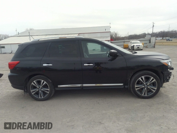 2017 Nissan Pathfinder Platinum with VIN 5N1DR2MM4HC613468, listed as a IAAI auction lot 41790510 with 99,684 mi miles and . Bid and sale history available at DreamBid. Image 13.