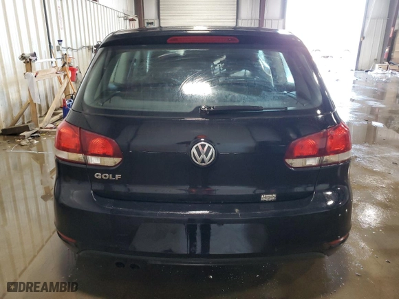 2010 Volkswagen Golf with VIN WVWBB7AJ1AW205473, listed as a Copart auction lot 88213325 with 0 mi miles and Salvage Title. Bid and sale history available at carsss.com. Image 6.