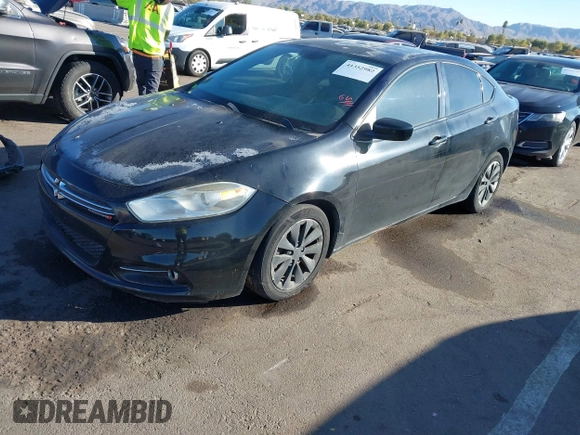 2014 Dodge Dart Aero with VIN 1C3CDFDH7ED778045, listed as a IAAI auction lot 41352982 with 119,416 mi miles and . Bid and sale history available at carsss.com. Image 2.