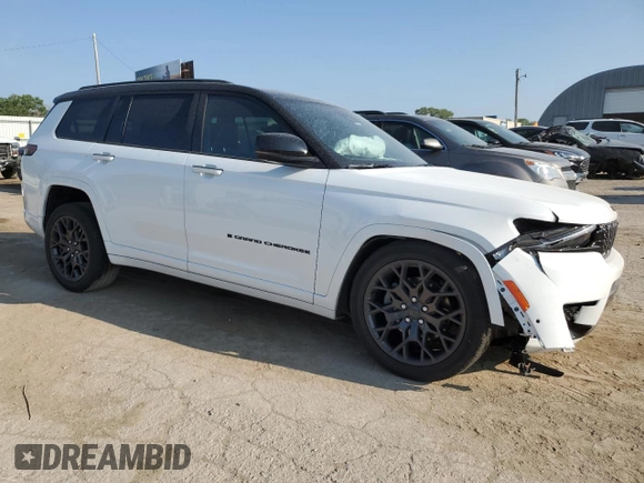 2023 Jeep Grand Cherokee Summit Reserve with VIN 1C4RJKEG3P8736786, listed as a Copart auction lot 59098804 with 16,064 mi miles and Salvage title. Bid and sale history available at DreamBid. Image 4.