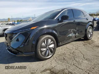 2024 Nissan ARIYA Evolve+ z VIN JN1BF0BA1RM431078, wystawiony jako Copart lot #46954255 z przebiegiem 1 526 mil mil oraz Szkoda całkowita • Salvage title. Historia ofert i sprzedaży dostępna na DreamBid. Obrazek 1.
