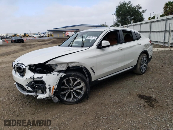 2020 BMW X4 xDrive30i with VIN 5UX2V1C06L9D08061, listed as a Copart auction lot 65619473 with 0 mi miles. Bid and sale history available at carsss.com. Image 1.