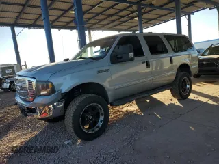 2005 Ford Excursion Special Serv with VIN 1FMNU40L65EB83177, listed as a Copart auction lot 86405534 with 147,144 mi miles and Salvage Title. Bid and sale history available at DreamBid. Image 1.