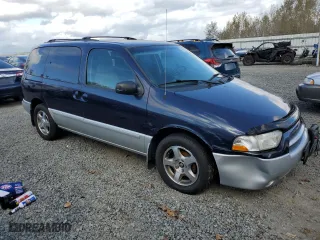 2001 Nissan Quest GXE with VIN 4N2ZN15T91D812342, listed as a Copart auction lot 74511314 with 162,703 mi miles and Salvage Title. Bid and sale history available at carsss.com. Image 4.
