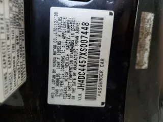 1999 Acura Integra LS z VIN JH4DC4457XS007448, wystawiony jako Copart lot #82540524 z przebiegiem 136 756 mil mil oraz Szkoda całkowita • Salvage title. Historia ofert i sprzedaży dostępna na DreamBid. Obrazek 12.
