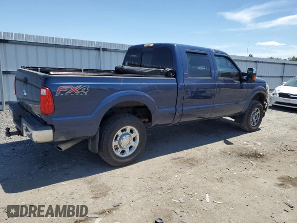 2013 Ford F-250 XL with VIN 1FT7W2B68DEA65536, listed as a Copart auction lot 56983405 with 123,614 mi miles and Salvage title. Bid and sale history available at DreamBid. Image 3.