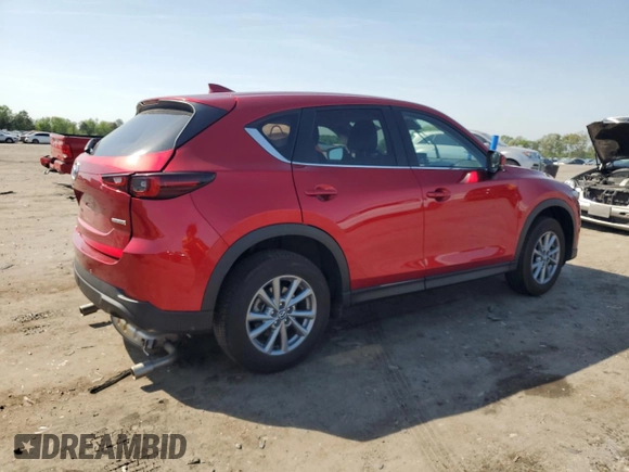 2023 Mazda CX-5 S Select with VIN JM3KFBBM2P0242664, listed as a Copart auction lot 55022895 with 14,129 mi miles and Salvage Title. Bid and sale history available at DreamBid. Image 3.