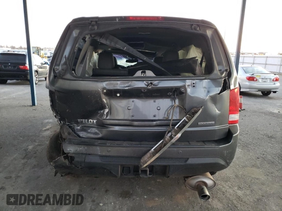 2013 Honda Pilot Touring with VIN 5FNYF3H93DB026637, listed as a Copart auction lot 88942815 with Not Provided miles and Salvage Title. Bid and sale history available at carsss.com. Image 6.