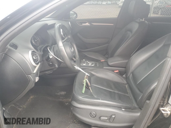 2017 Audi A3 Premium with VIN WAUAUGFF6H1032354, listed as a Copart auction lot 55481835 with 102,515 mi miles and Salvage title. Bid and sale history available at DreamBid. Image 7.