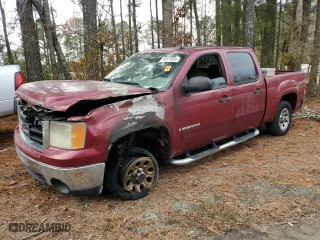 2007 GMC Sierra 1500 SLE1 with VIN 3GTEC13J37G521176, listed as a Copart auction lot 84874054 with 0 mi miles and Salvage Title. Bid and sale history available at carsss.com. Image 1.