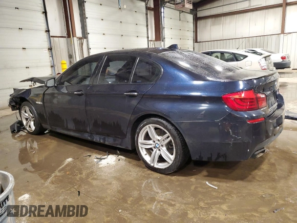 2013 BMW 5 Series 550i xDrive with VIN WBAFU9C5XDDY71476, listed as a Copart auction lot 49231685 with 165,909 mi miles and Salvage Title. Bid and sale history available at carsss.com. Image 2.