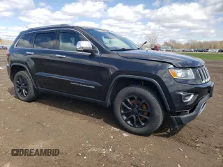 2014 Jeep Grand Cherokee Limited with VIN 1C4RJFBG3EC186074, listed as a Copart auction lot 52109025 with 256,625 mi miles and Clean Title. Bid and sale history available at carsss.com. Image 4.