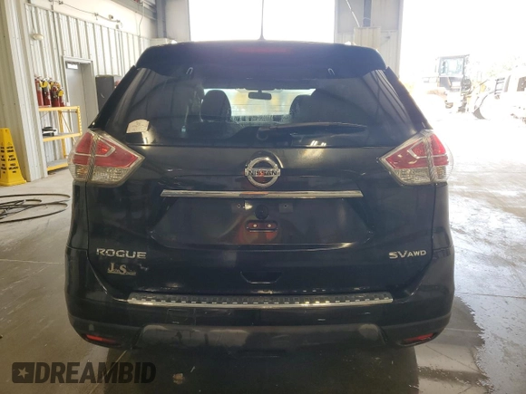 2016 Nissan Rogue SV z VIN KNMAT2MV1GP716047, wystawiony jako Copart lot #51146383 z przebiegiem 108 653 mil mil oraz Szkoda całkowita • Salvage title. Historia ofert i sprzedaży dostępna na DreamBid. Obrazek 6.
