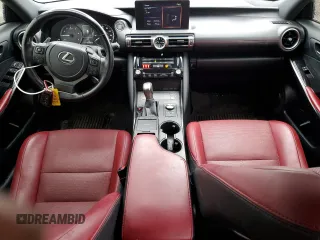 2021 Lexus IS 300 with VIN JTHC81F27M5045772, listed as a Copart auction lot 57782055 with 21,753 mi miles and Salvage title. Bid and sale history available at DreamBid. Image 8.