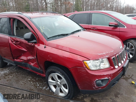 2011 Jeep Compass with VIN 1J4NF1FB9BD176358, listed as a IAAI auction lot 41782797 with 40,072 mi miles and . Bid and sale history available at carsss.com. Image 6.