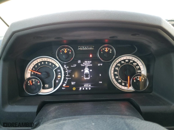 2016 Ram 1500 Lone Star with VIN 1C6RR7LT5GS171229, listed as a Copart auction lot 48302835 with 67,171 mi miles and Salvage Title. Bid and sale history available at carsss.com. Image 9.