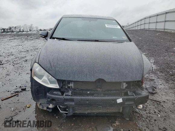 2017 Volkswagen Golf GTI S with VIN 3VW4T7AU3HM010613, listed as a Copart auction lot 44442634 with 79,532 mi miles and Salvage Title. Bid and sale history available at carsss.com. Image 5.