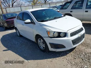 2013 Chevrolet Sonic LT with VIN 1G1JC5SH0D4183788, listed as a IAAI auction lot 41877186 with 183,142 mi miles and . Bid and sale history available at DreamBid. Image 1.