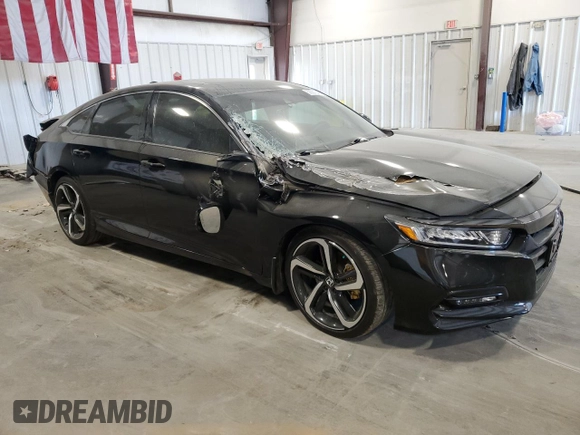 2020 Honda Accord Sport with VIN 1HGCV2F38LA012490, listed as a Copart auction lot 50301345 with 142,916 mi miles and Salvage title. Bid and sale history available at DreamBid. Image 4.