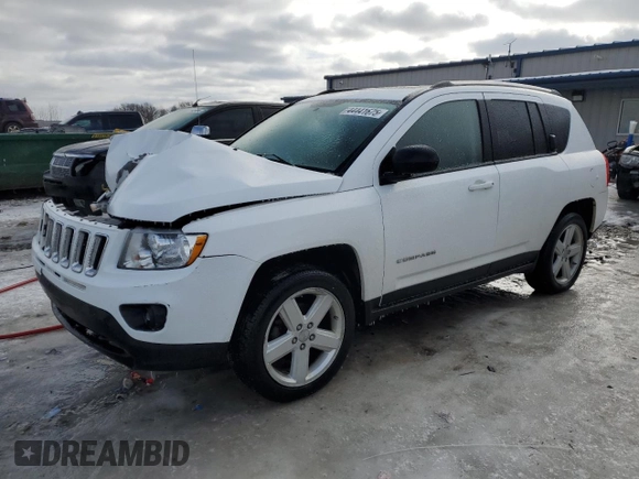 2011 Jeep Compass Limited with VIN 1J4NF5FB5BD210965, listed as a Copart auction lot 44441675 with 0 mi miles and Clean Title. Bid and sale history available at carsss.com. Image 1.