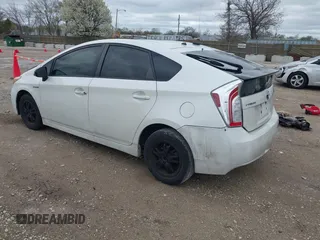 2012 Toyota Prius One with VIN JTDKN3DU4C5462870, listed as a IAAI auction lot 42091577 with 370,495 mi miles. Bid and sale history available at carsss.com. Image 3.
