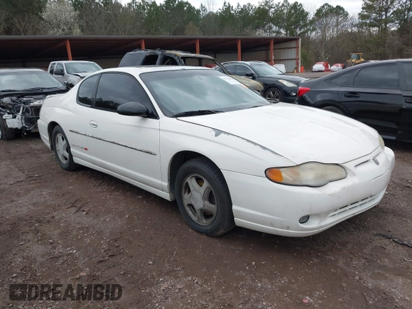 2001 Chevrolet Monte Carlo SS with VIN 2G1WX15K019138630, listed as a IAAI auction lot 41718889 with 115,191 mi miles. Bid and sale history available at carsss.com. Image 1.