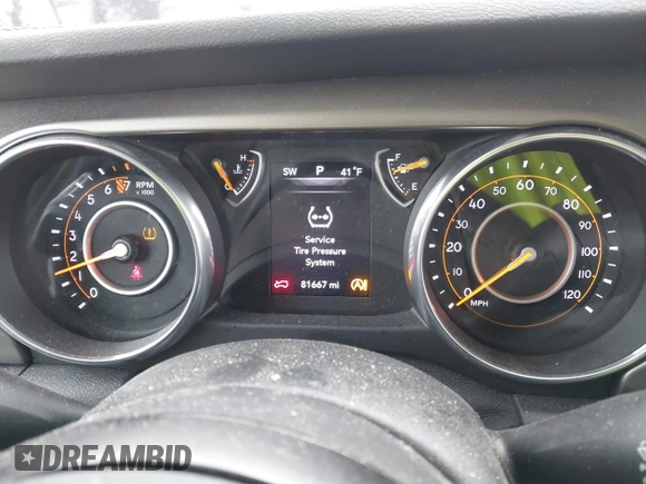 2018 Jeep Wrangler Unlimited Sport z VIN 1C4HJXDG1JW133543, wystawiony jako IAAI lot #41730522 z przebiegiem 81 667 mil mil oraz . Historia ofert i sprzedaży dostępna na DreamBid. Obrazek 7.