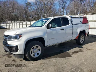 2021 Chevrolet Colorado 2WD Work Truck with VIN 1GCHSBEA3M1198227, listed as a Copart auction lot 45652605 with 154,553 mi miles and Clean Title. Bid and sale history available at carsss.com. Image 1.