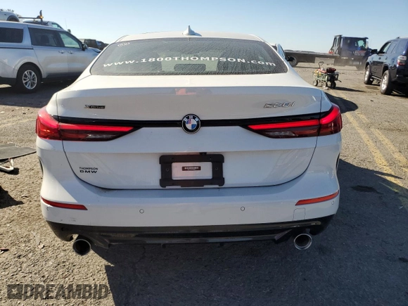 2023 BMW 2 Series 228i xDrive with VIN WBA73AK09P7M69921, listed as a Copart auction lot 75326594 with 11,514 mi miles and Salvage Title. Bid and sale history available at carsss.com. Image 6.