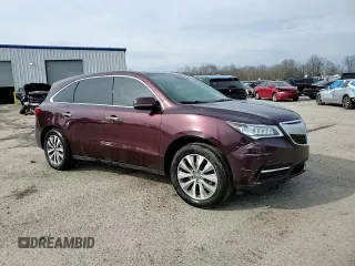 2016 Acura MDX w/Tech with VIN 5FRYD4H40GB044046, listed as a Copart auction lot 54181475 with 167,682 mi miles and Salvage Title. Bid and sale history available at carsss.com. Image 14.