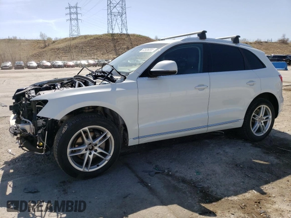 2014 Audi Q5 Premium Plus with VIN WA1LFAFPXEA057288, listed as a Copart auction lot 52636095 with 133,401 mi miles and Salvage Title. Bid and sale history available at carsss.com. Image 1.