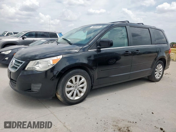 2012 Volkswagen Routan SE with VIN 2C4RVABG9CR293738, listed as a Copart auction lot 56408455 with 123,546 mi miles and Clean title. Bid and sale history available at DreamBid. Image 1.