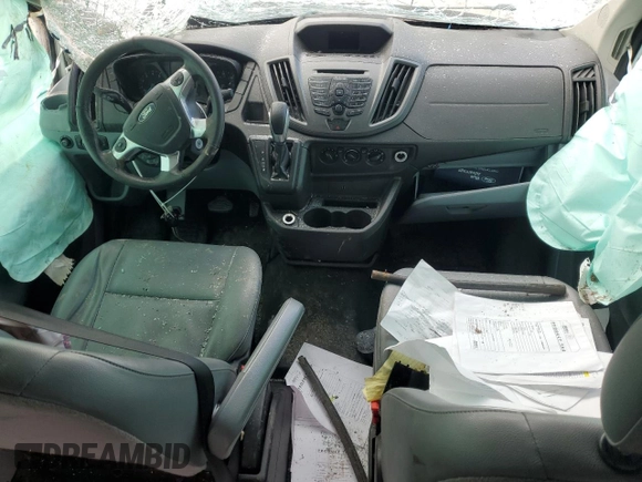 2019 Ford Transit with VIN 1FTYR2CM7KKB65988, listed as a Copart auction lot 56770645 with Not Provided miles and Salvage Title. Bid and sale history available at DreamBid. Image 8.