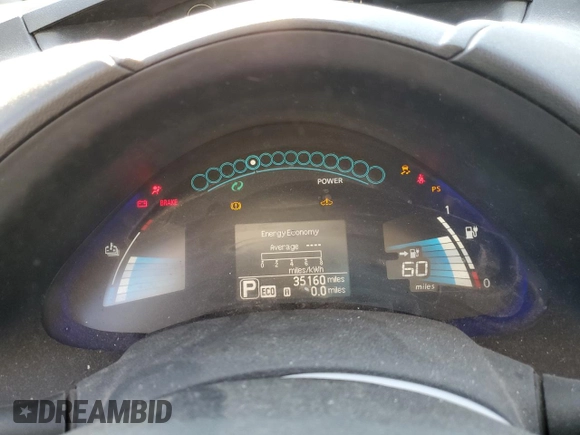 2017 Nissan LEAF SL with VIN 1N4BZ0CP4HC310174, listed as a Copart auction lot 63440633 with 35,160 mi miles. Bid and sale history available at carsss.com. Image 9.