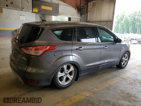 2014 Ford Escape SE with VIN 1FMCU0GX4EUA81634, listed as a Copart auction lot 48290955 with 107,286 mi miles and Salvage Title. Bid and sale history available at DreamBid. Image 3.