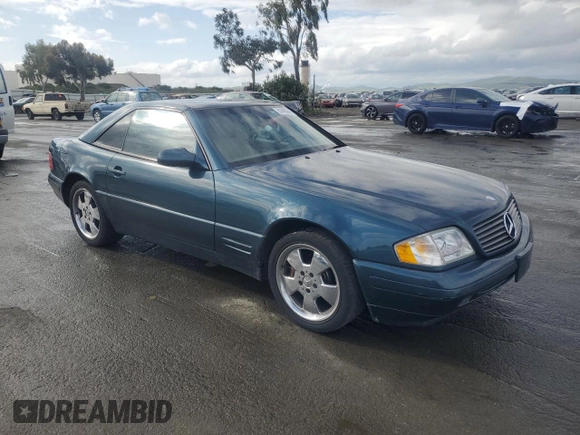 1999 Mercedes-Benz SL 500 with VIN WDBFA68F7XF177749, listed as a Copart auction lot 51460545 with 140,028 mi miles and Clean title. Bid and sale history available at DreamBid. Image 4.