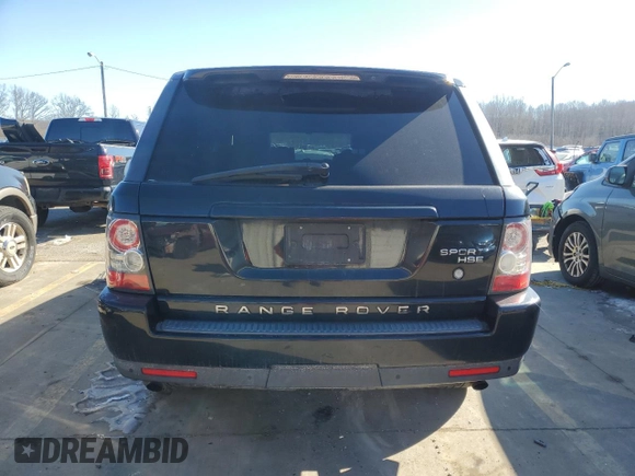 2011 Land Rover Range Rover Sport HSE Lux with VIN SALSK2D44BA260726, listed as a Copart auction lot 55039335 with 204,867 mi miles and Non repairable. Bid and sale history available at DreamBid. Image 6.