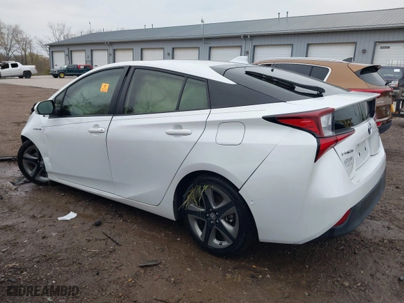 2021 Toyota Prius L Eco with VIN JTDKAMFUXM3137233, listed as a IAAI auction lot 40870395 with 60,000 mi miles. Bid and sale history available at carsss.com. Image 14.