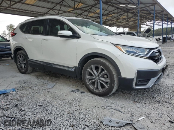 2021 Honda CR-V Touring with VIN 2HKRW1H9XMH420677, listed as a Copart auction lot 78135774 with 35,278 mi miles and Salvage Title. Bid and sale history available at carsss.com. Image 4.