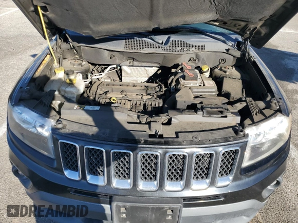 2015 Jeep Compass Sport with VIN 1C4NJCBA1FD190757, listed as a Copart auction lot 46546335 with 104,060 mi miles and Salvage Title. Bid and sale history available at carsss.com. Image 12.