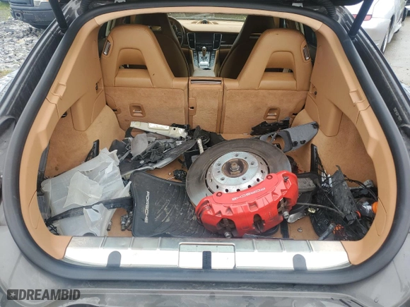 2013 Porsche Panamera Turbo with VIN WP0AC2A78DL090280, listed as a Copart auction lot 64410544 with 77,266 mi miles and Salvage Title. Bid and sale history available at carsss.com. Image 12.