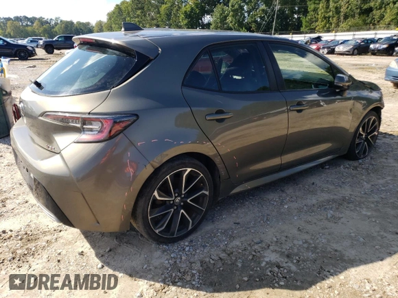 2019 Toyota Corolla Hatchback SE with VIN JTNK4RBE6K3051638, listed as a Copart auction lot 71595324 with 44,976 mi miles and Salvage Title. Bid and sale history available at carsss.com. Image 3.